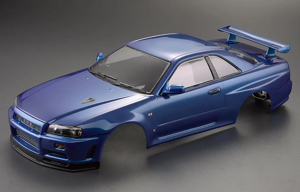 Nissan Skyline Bnr34 Body Set - Metallic Blue 1