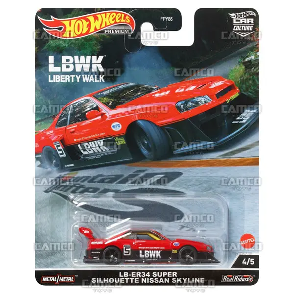 Lb-Er34 Super Silhouette Nissan Skyline - 2022 Hot Wheels (Mountain Drifters) 1