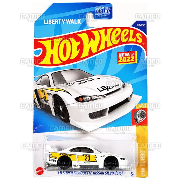 Lb Super Silhouette Nissan Silvia (S15) #110 White - 2022 Hot Wheels 1