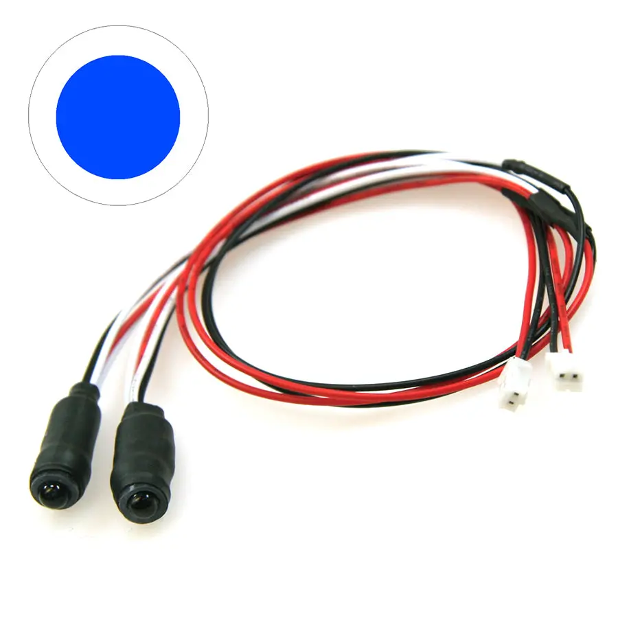 Eagle Racing Twin Action Angel Eyes Led 5Mm - Blue/White 1