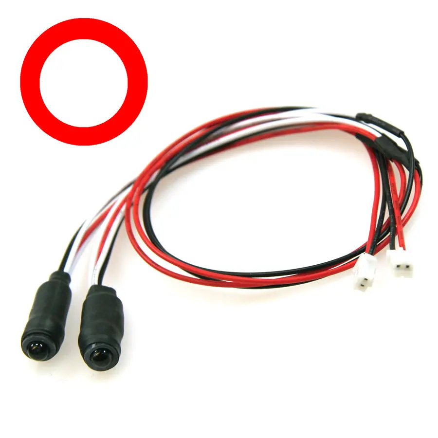 Eagle Racing Twin Action Angel Eyes Led 5Mm - White/Red 1