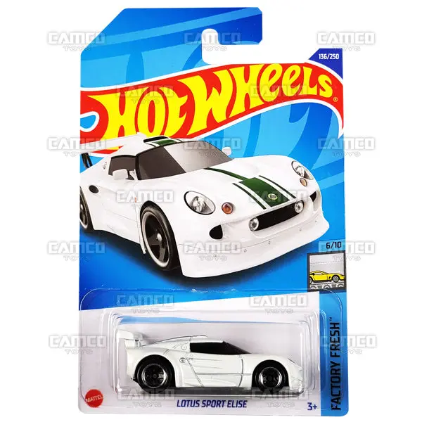 Lotus Sport Elise #136 White - 2022 Hot Wheels 1