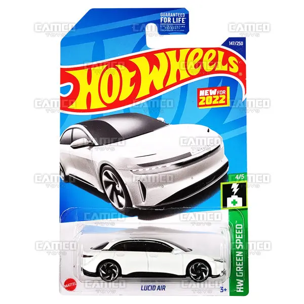 Lucid Air #147 White - 2022 Hot Wheels 1
