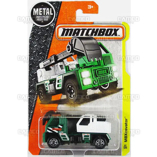 Mbxcavator #37 Green - 2016 Matchbox 1