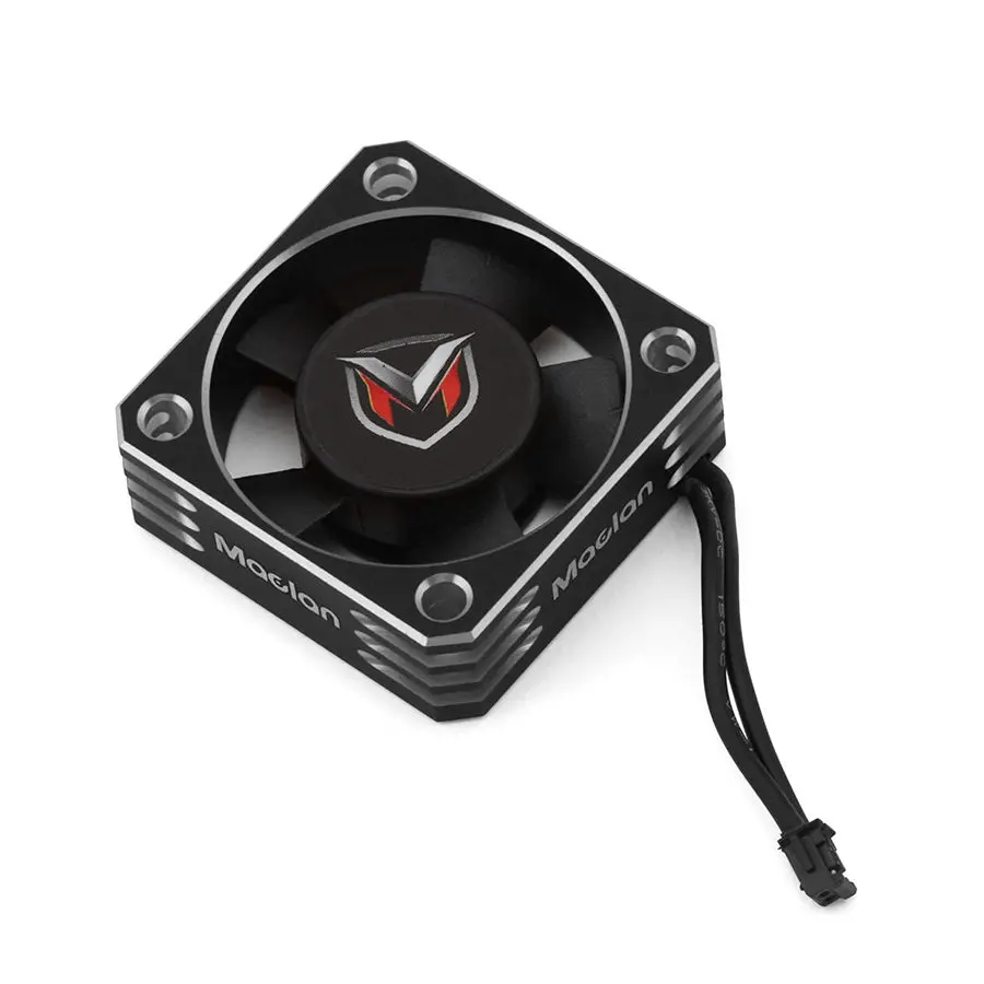 Maclan Alum. Hurricane V2 Fan - Black/Silver 1