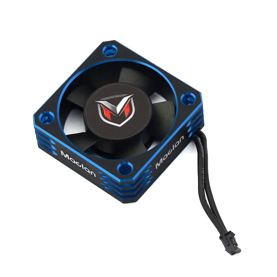 Maclan Alum. Hurricane V2 Fan - Black/Blue 1