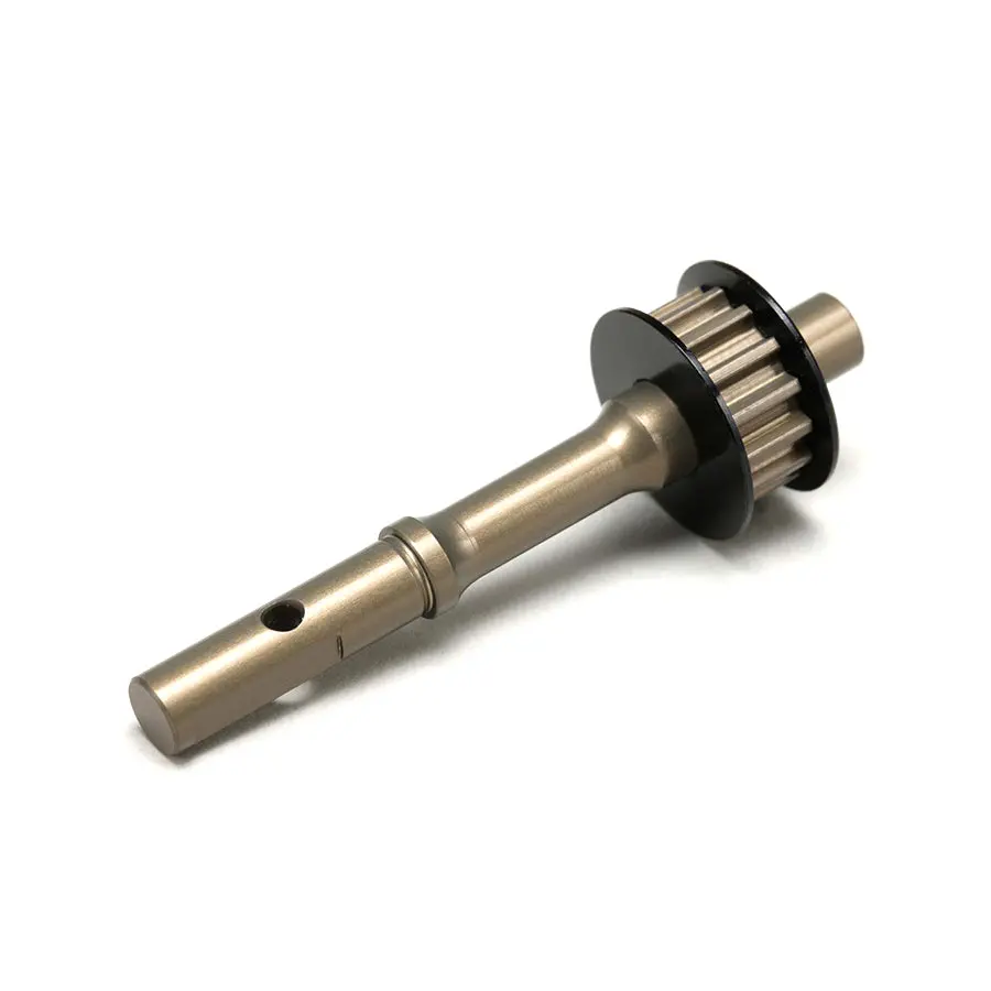 Yokomo Alum. Top Shaft W/ 14T Pulley 1