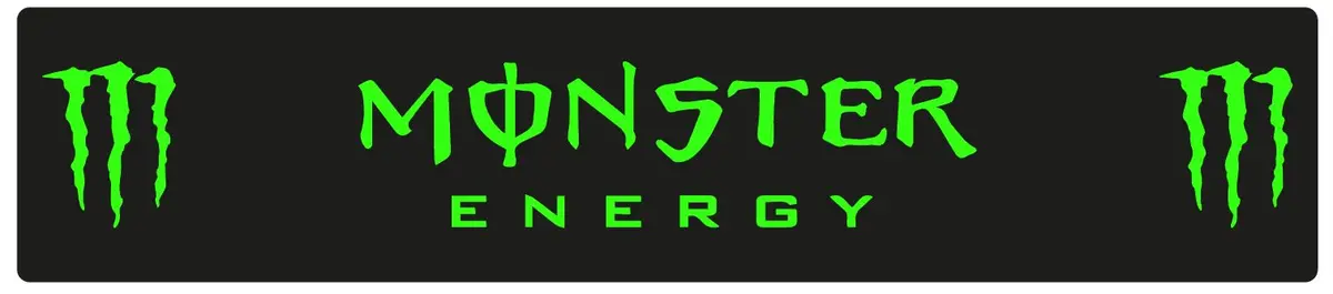 Cache Plaque Monster Energy - Réf Monsternrj01cp 1