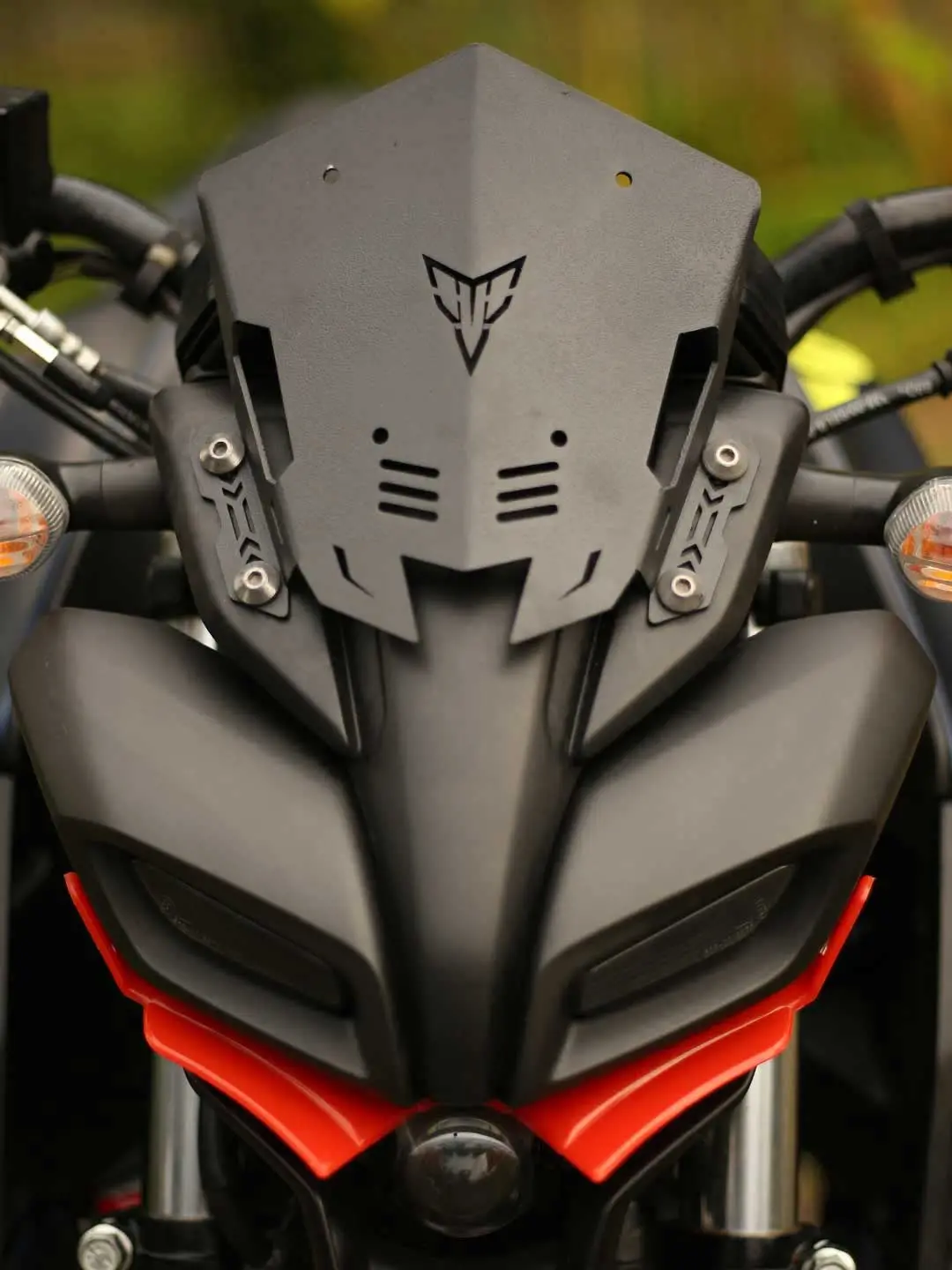 Yamaha Mt 15 Metal Visor Black 1