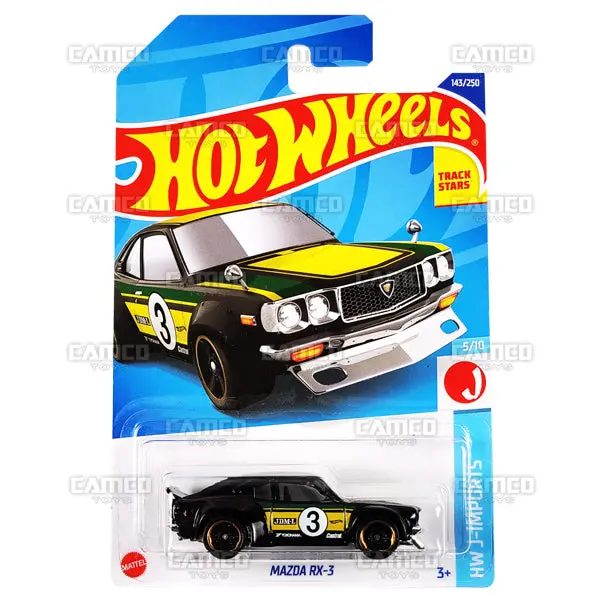 Mazda Rx-3 #143 Black - 2022 Hot Wheels 1
