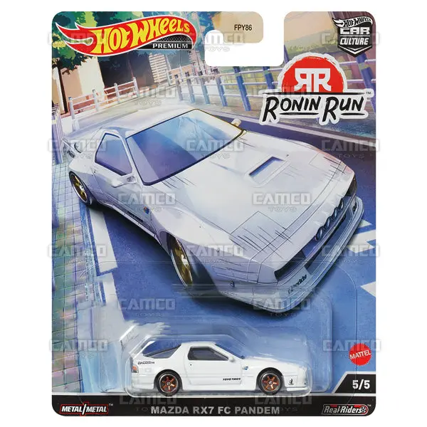 Mazda Rx7 Fc Pandem #5 White - 2022 Hot Wheels (Ronin Run) 1