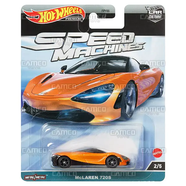 Mclaren 720S #2 Orange - 2023 Hot Wheels (Speed Machines) 1