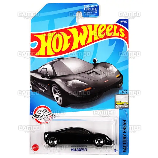 Mclaren F1 #107 Black - 2022 Hot Wheels 1