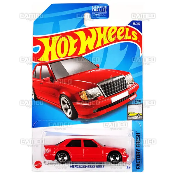 Mercedes-Benz 500 E #86 Red - 2022 Hot Wheels 1