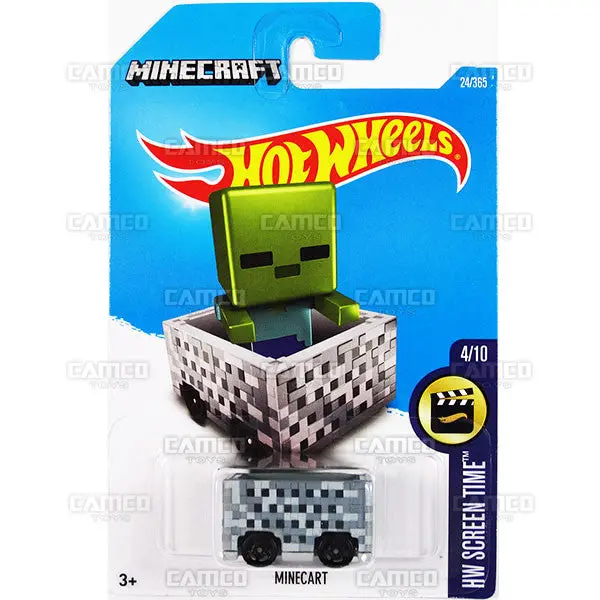 Minecart #24 Minecraft - 2017 Hot Wheels 1