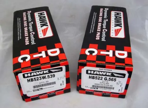 Hawk Dtc-60/Dtc-30 2006-2015 Mx-5 Miata Brake Pads 1