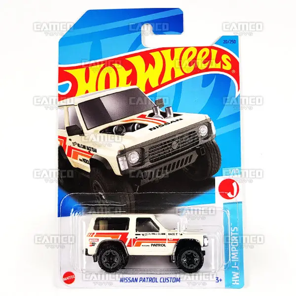 Nissan Patrol Custom #20 White - 2023 Hot Wheels 1