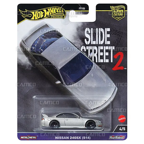Nissan 240Sz (S14) 4/5 - 2024 Hot Wheels (Slide Street 2) 1