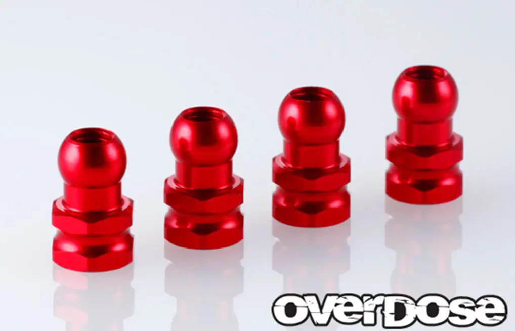 Overdose Alum. Shock Stand Off - Red 1