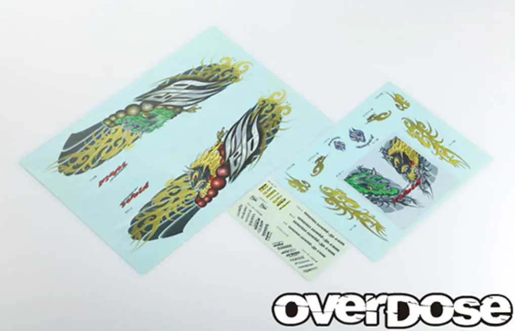 Overdose Team Weld Fujin-Raijin Graphic Decal Set 1