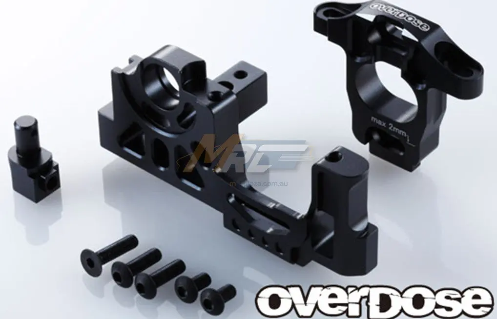 Overdose Alum. Motor Mount Type-2 - Black 1