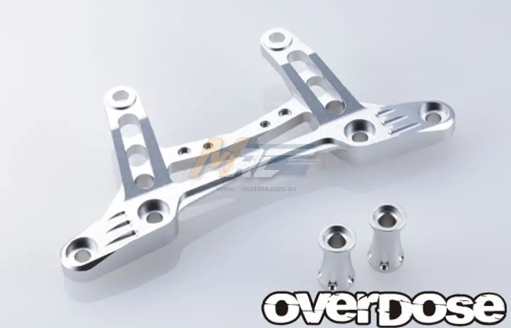 Overdose Alum. Front Brace Type-2 - Silver 1
