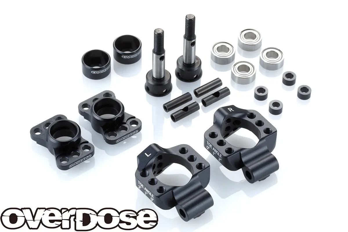 Overdose Alum. Adjustable Rear Upright - Black 1