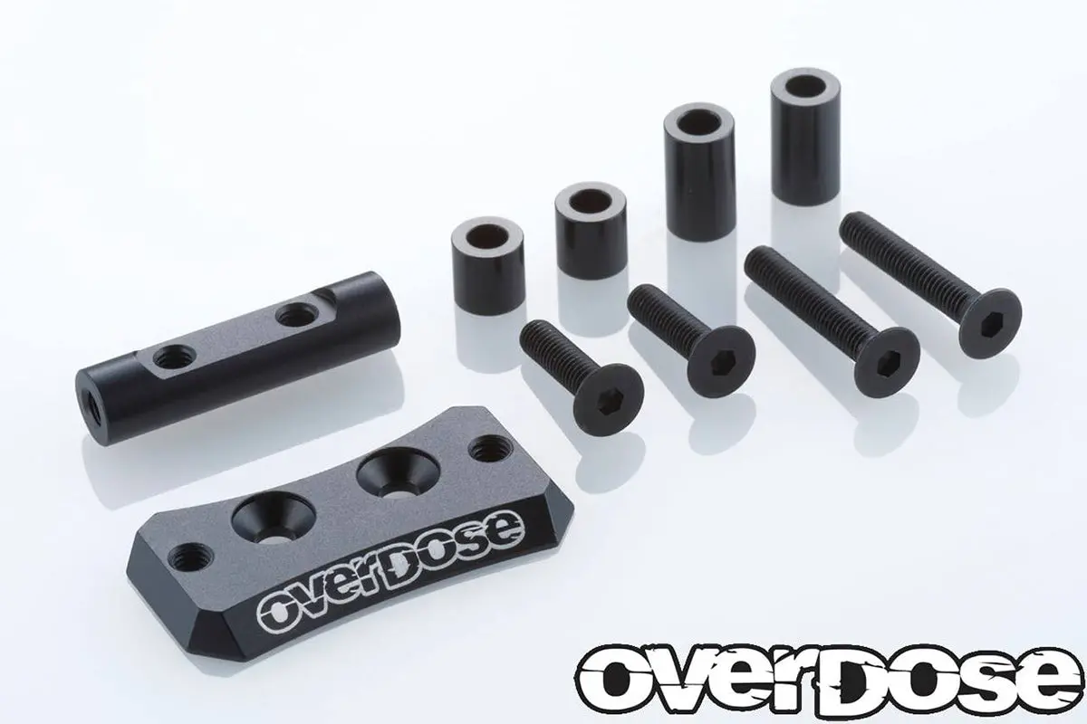 Overdose Alum. Cooling Fan Mount - Black 1