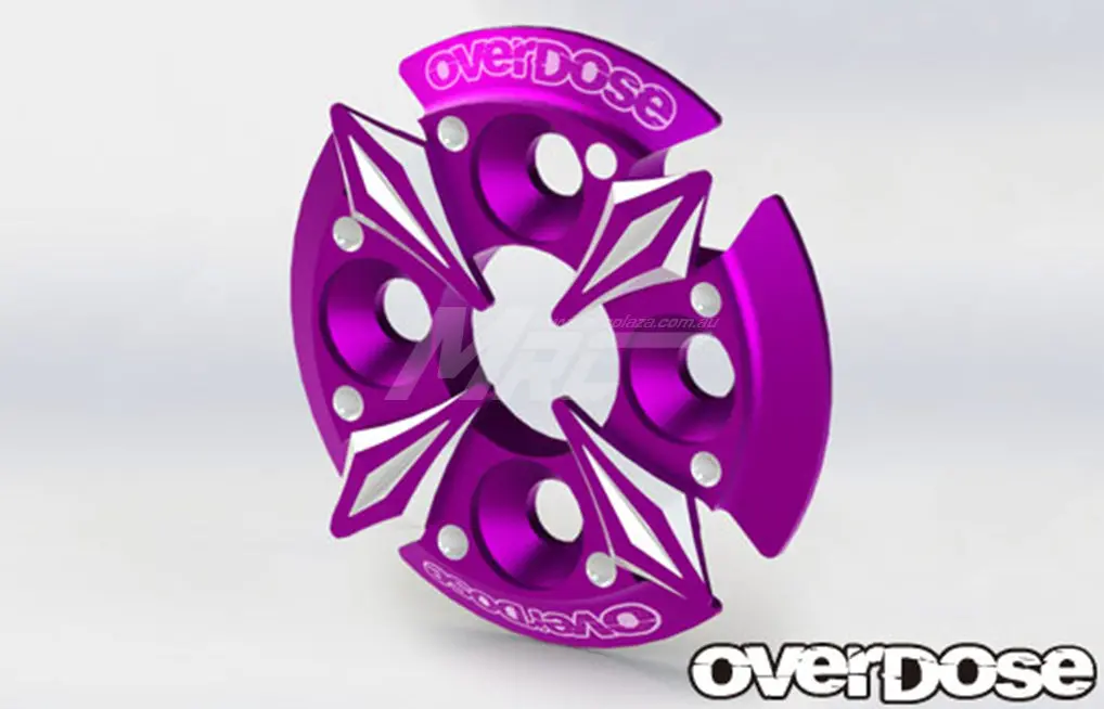 Overdose Spur Gear Support Plate Type-5 - Purple 1