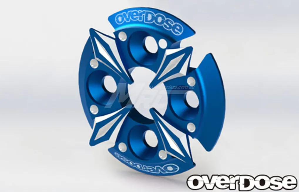 Overdose Spur Gear Support Plate Type-5 - Blue 1