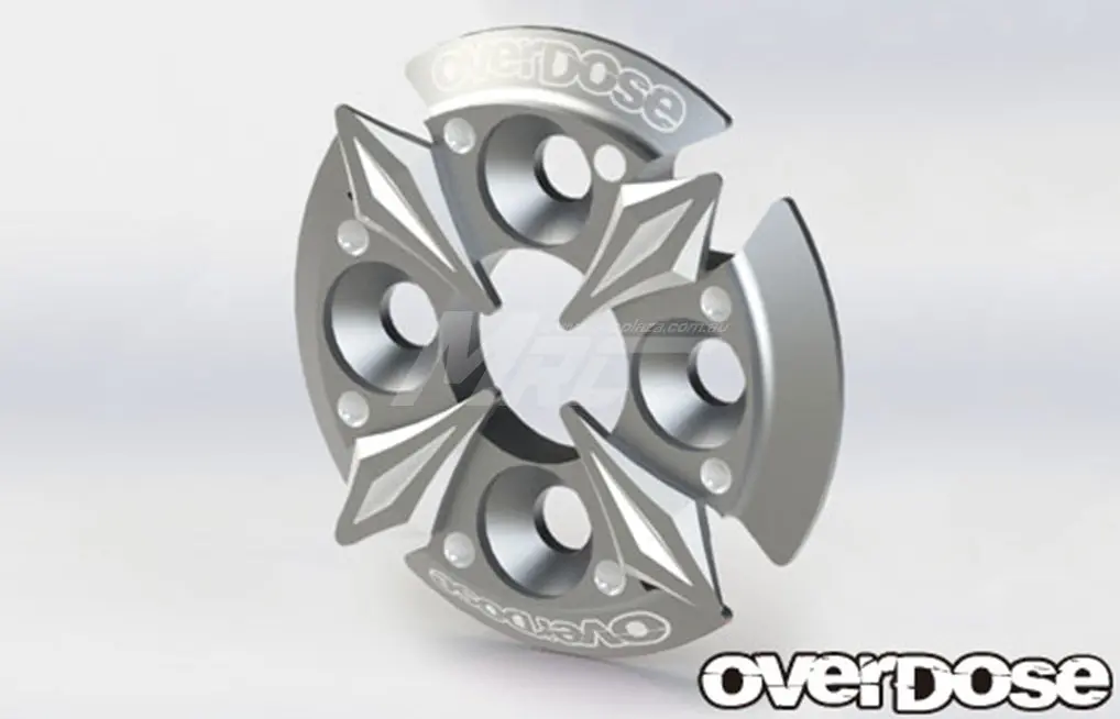 Overdose Spur Gear Support Plate Type-5 - Silver 1