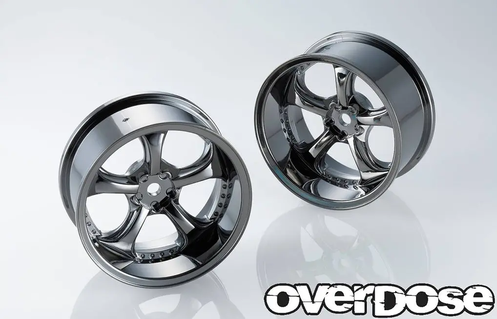 Overdose Vs Kf Wheel - Black Metal Chrome 1