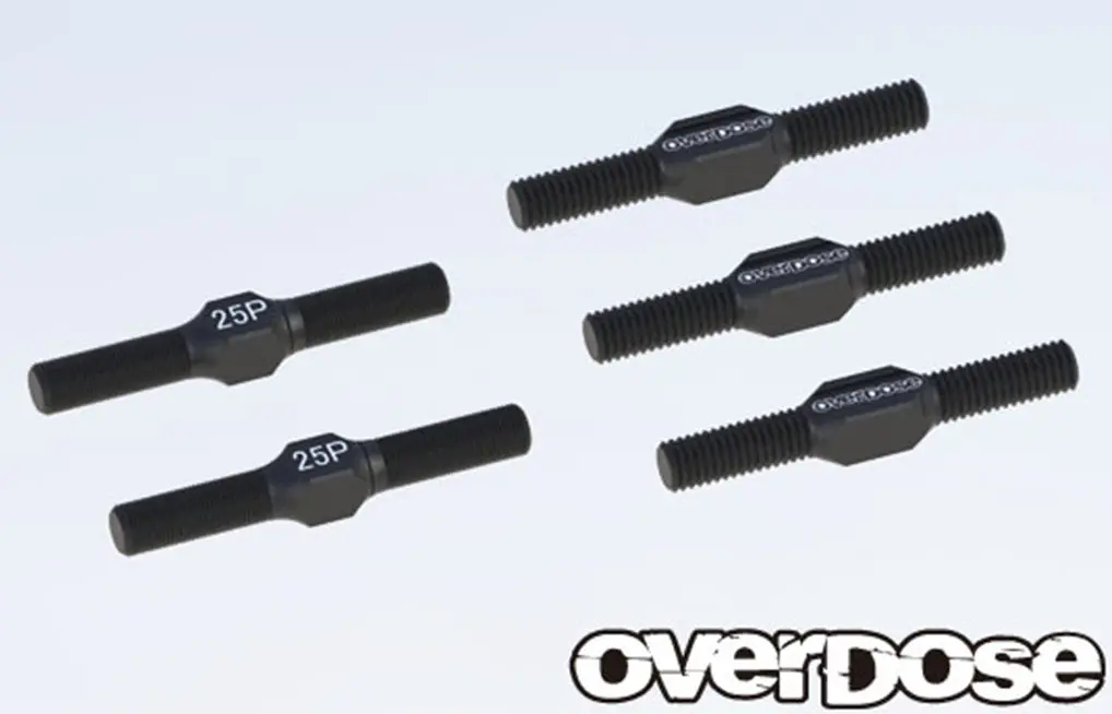 Overdose Alum. Turnbuckle Set - Black 1