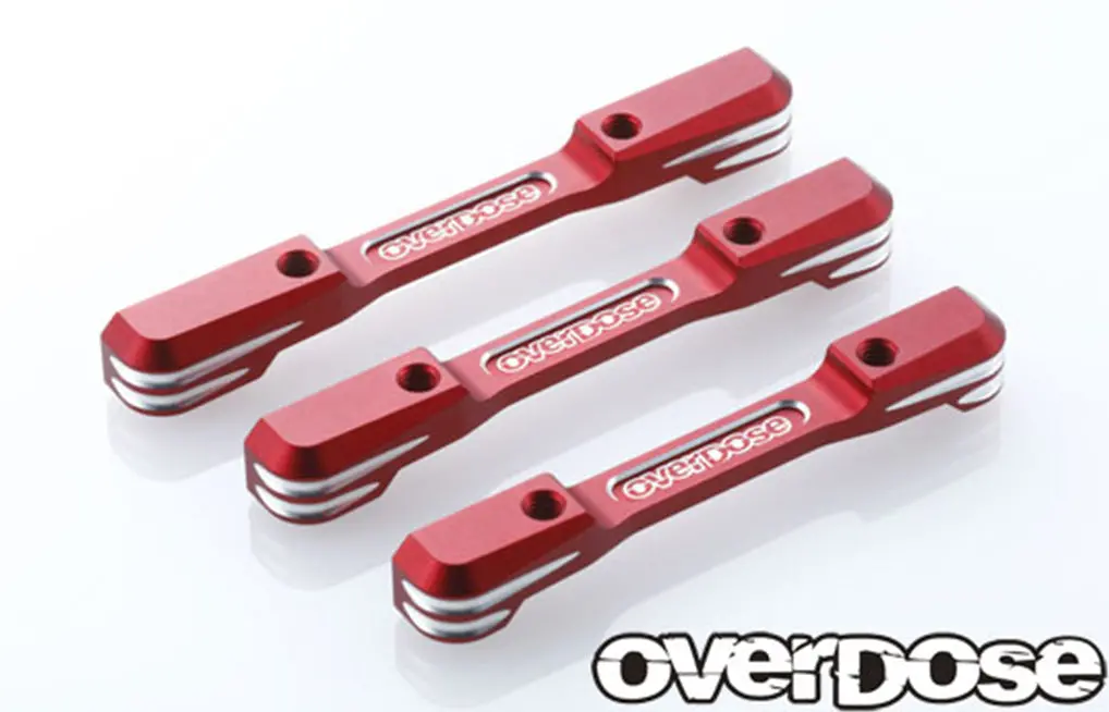 Overdose Tc Alum. Low Mount Suspension Mount Set - Red 1