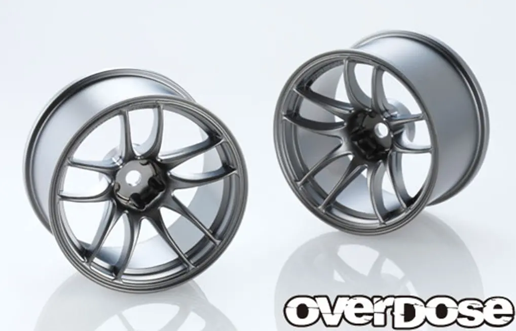 Overdose Work Emotion Cr Kiwami 30Mm - Matte Black Metal Chrome 1