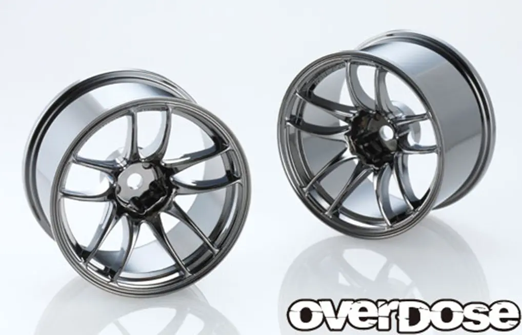 Overdose Work Emotion Cr Kiwami 30Mm - Black Metal Chrome 1
