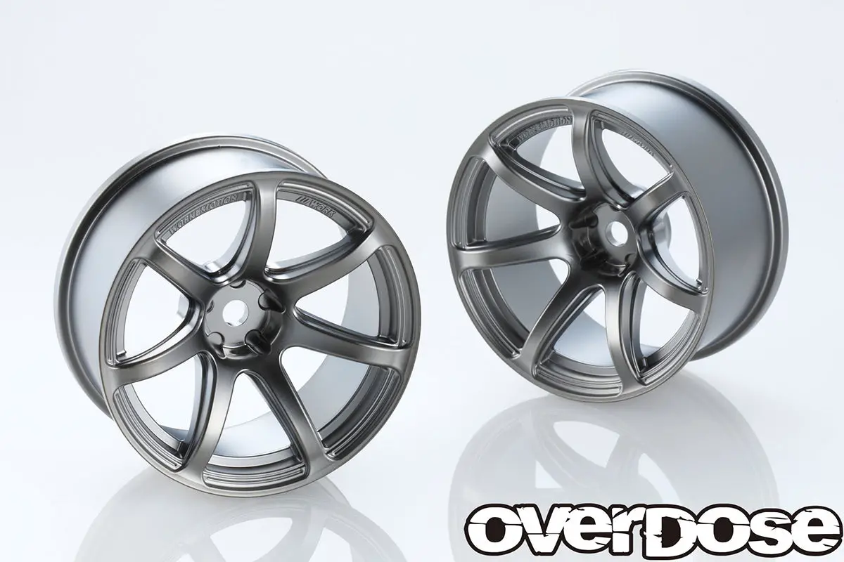 Overdose Work Emotion T7r Wheel - Matte Black Metal Chrome 1