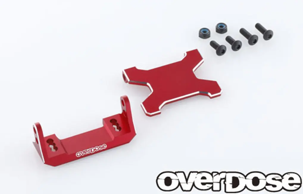 Overdose Jt Alum. Rear Esc Mount - Red 1