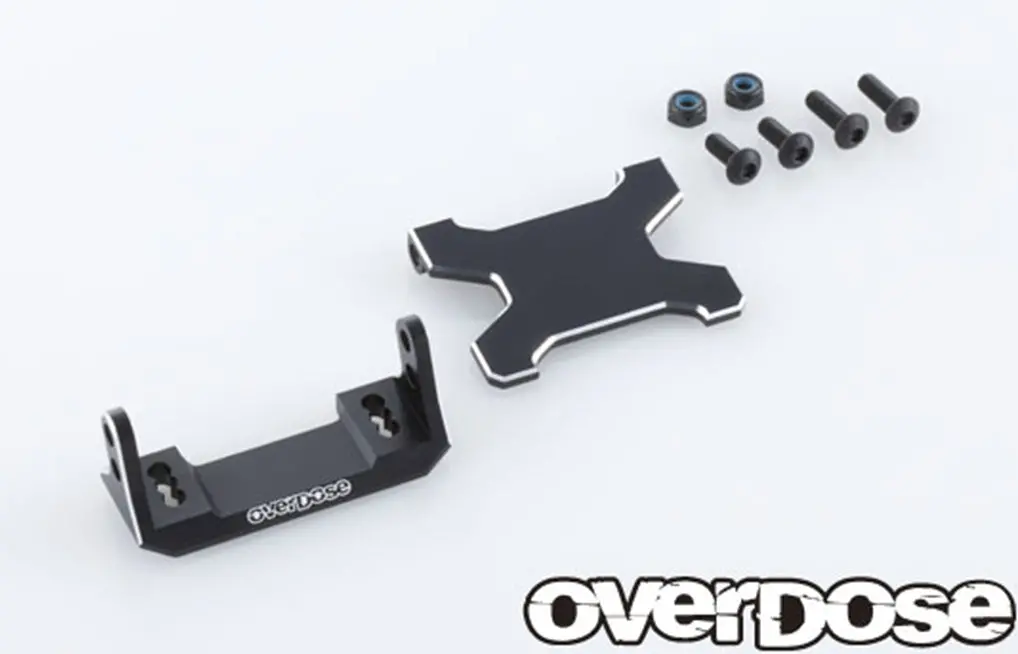 Overdose Jt Alum. Rear Esc Mount - Black 1