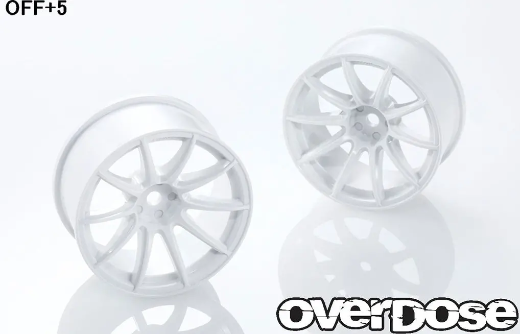 Overdose Rays Gram Lights 57 Transcend Wheel - White 1