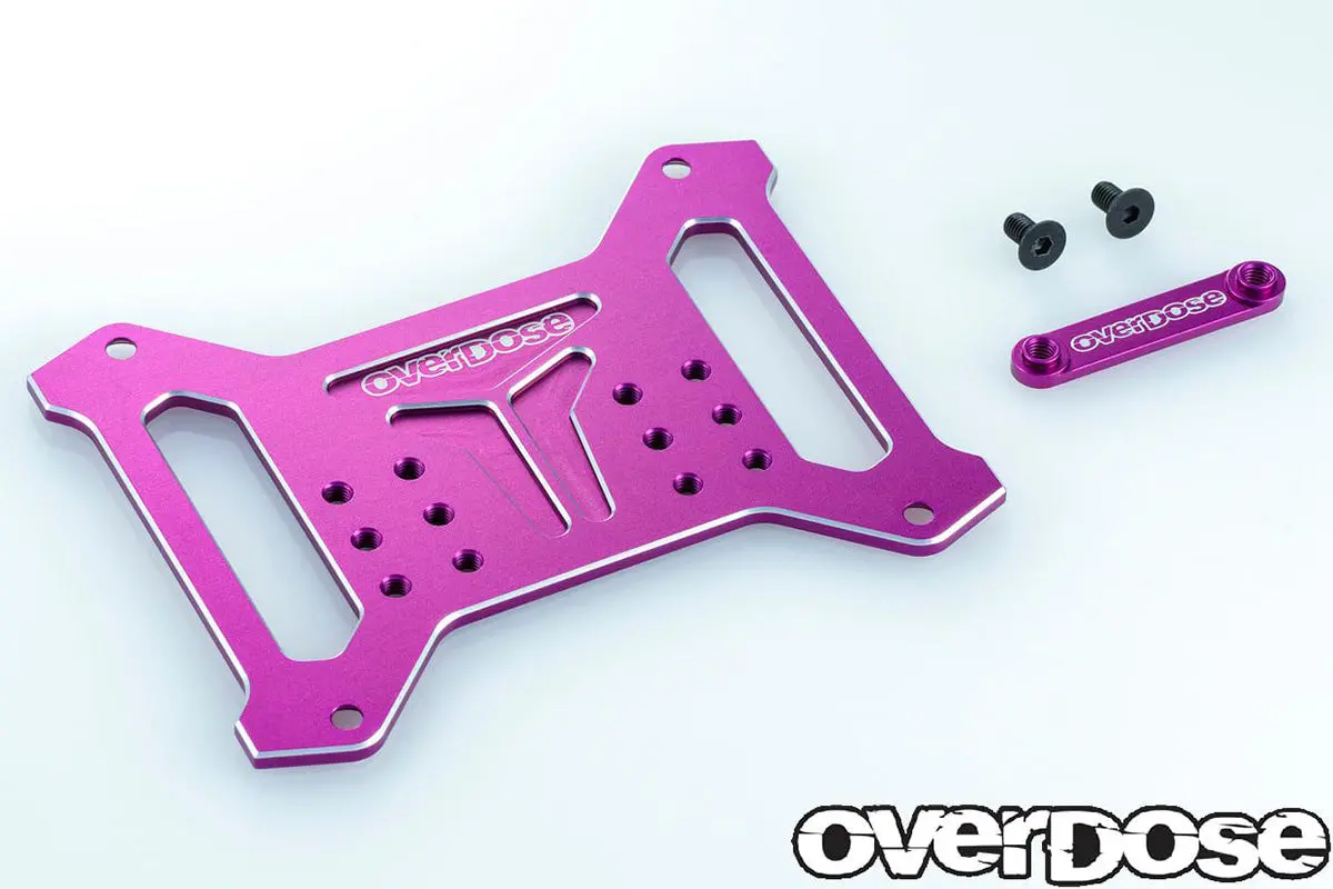 Overdose Alum. Battery Plate Set - Purple 1