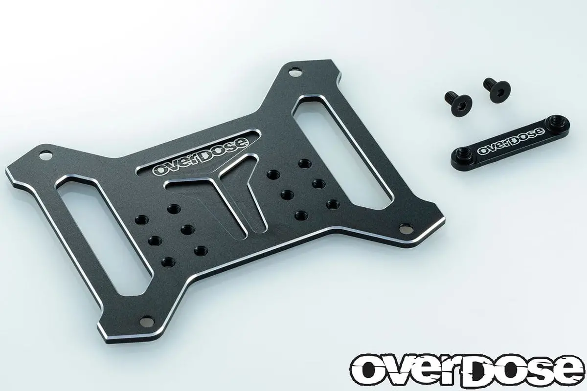 Overdose Alum. Battery Plate Set - Black 1