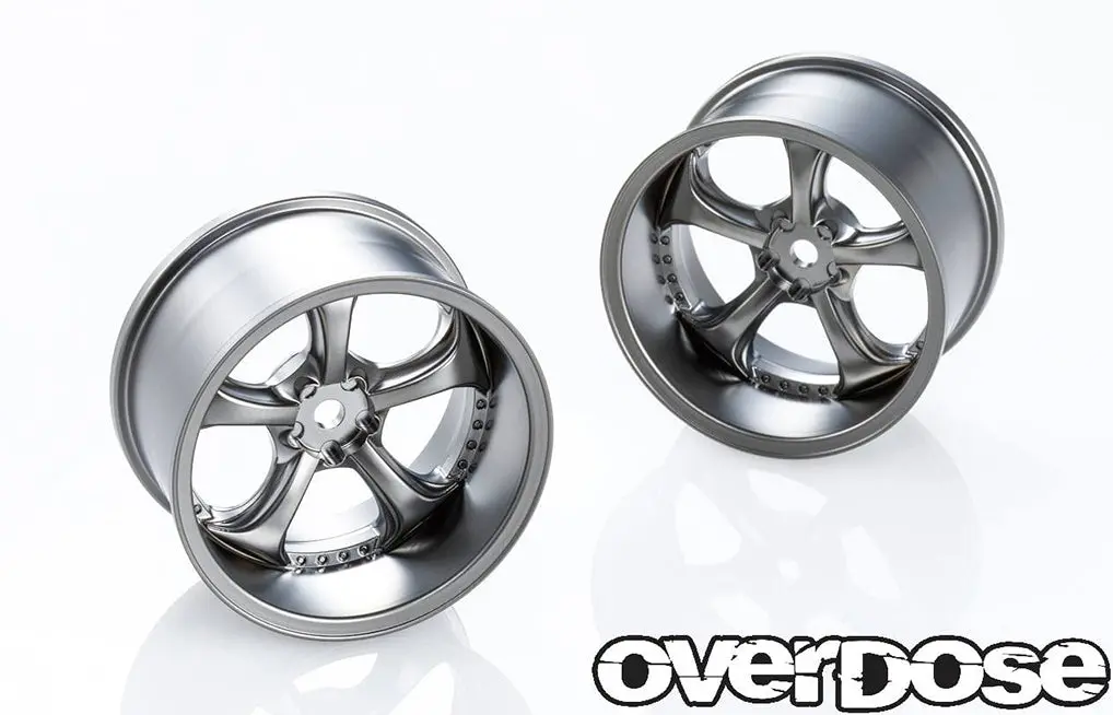 Overdose Work Vs Kf 30Mm Wheel - Matte Black Metal Chrome 1