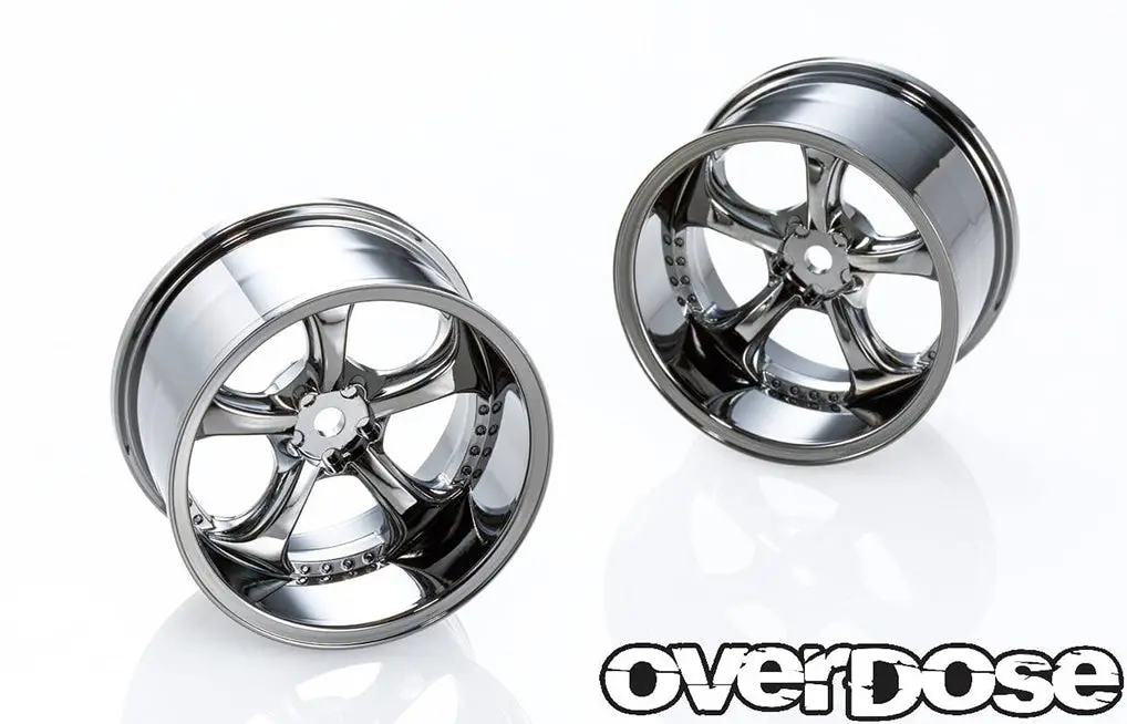 Overdose Work Vs Kf 30Mm Wheel - Black Metal Chrome 1