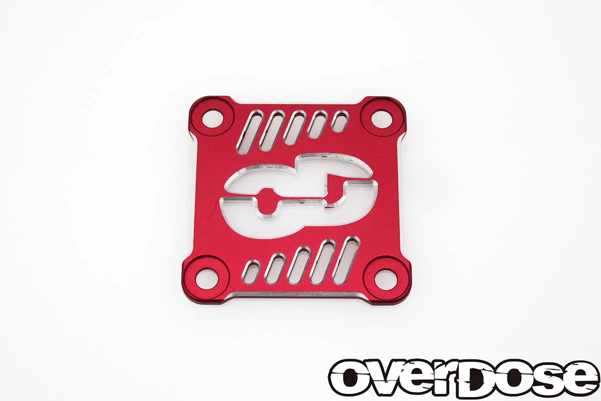 Overdose Alum. Cooling Fan Cover 30 X 30Mm - Red 1