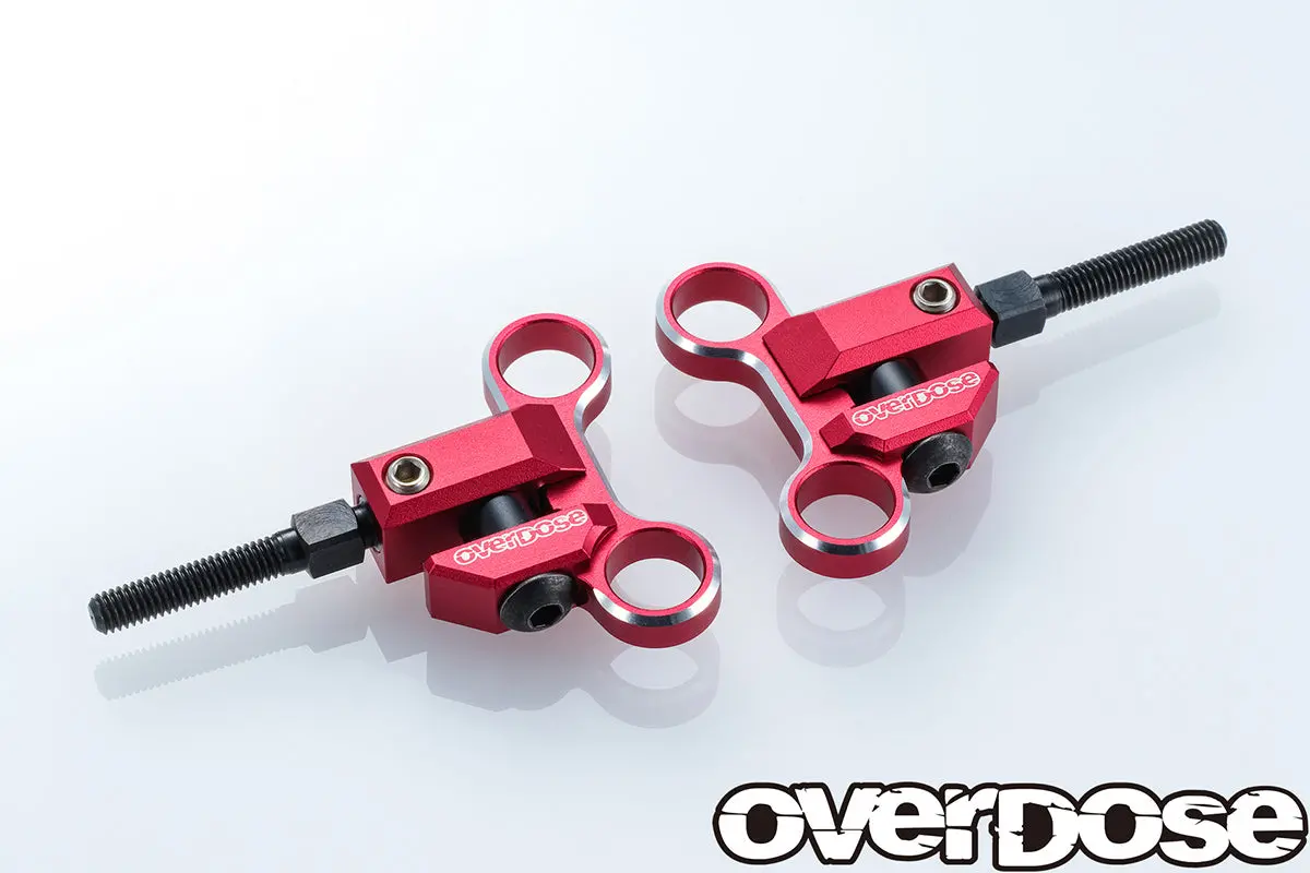 Overdose Adj. Alum. Front Upper Arm Set Type-2 - Red 1