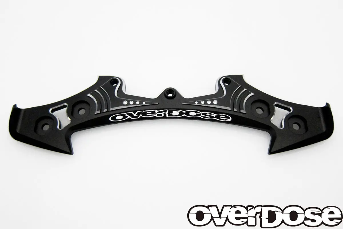 Overdose Alum. Bumper Type-2 - Black 1