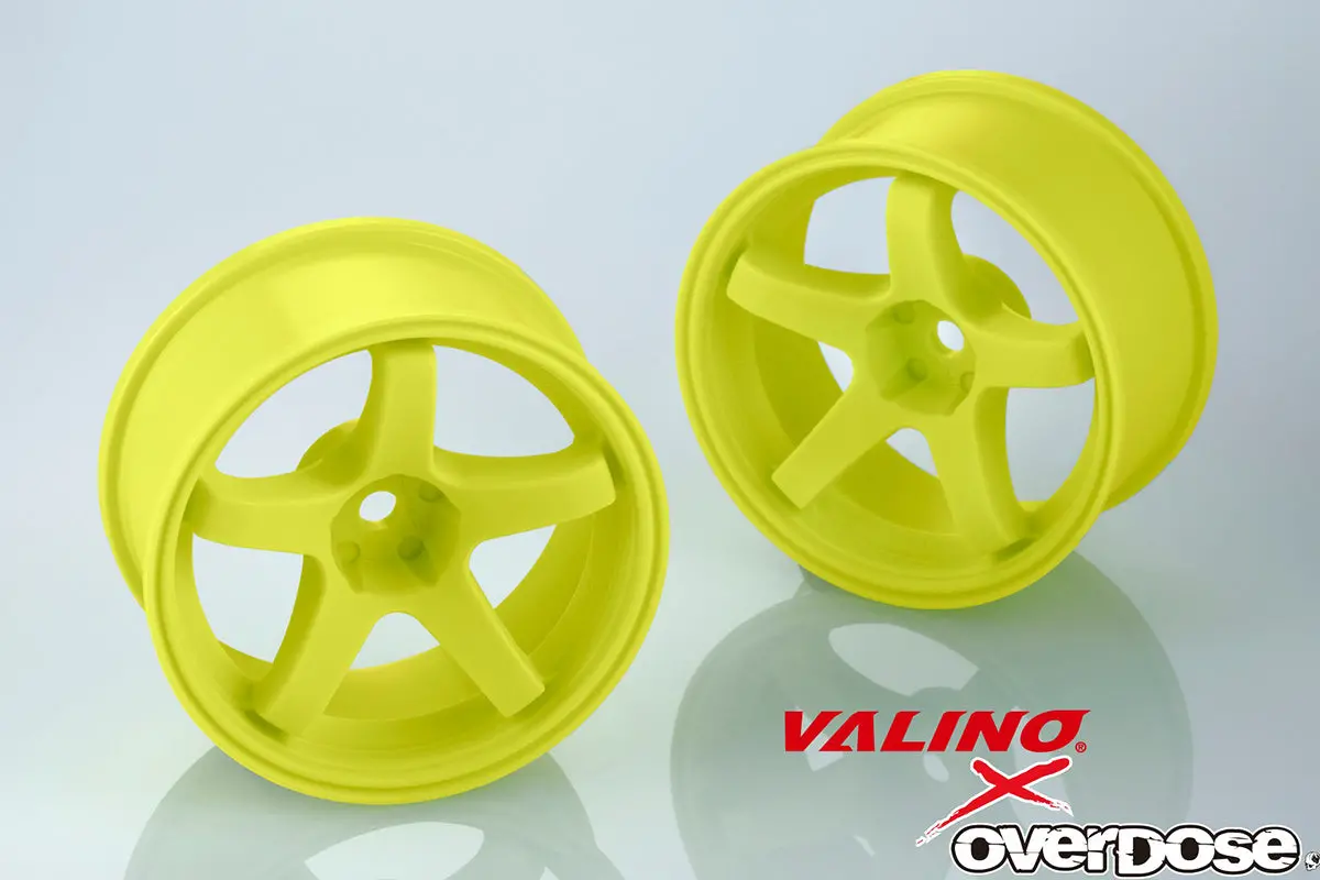 Overdose R-Spec Valino Gv330 26Mm Wheel Set - Flo Yellow 1