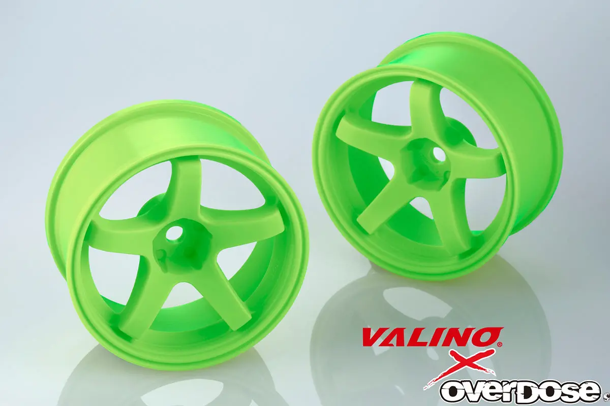 Overdose R-Spec Valino Gv330 26Mm Wheel Set - Flo Green 1