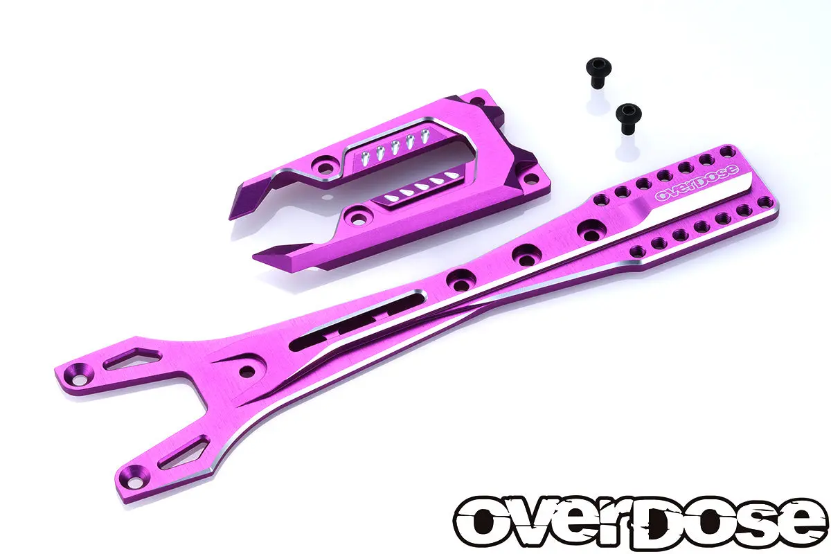 Overdose Alum. Upper Chassis Set - Purple 1